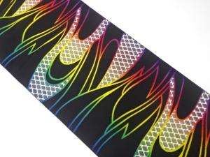 流水模様織り出し　名古屋帯